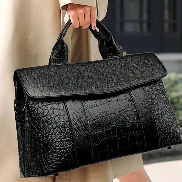 Black Crocodile Pattern Business Elegant