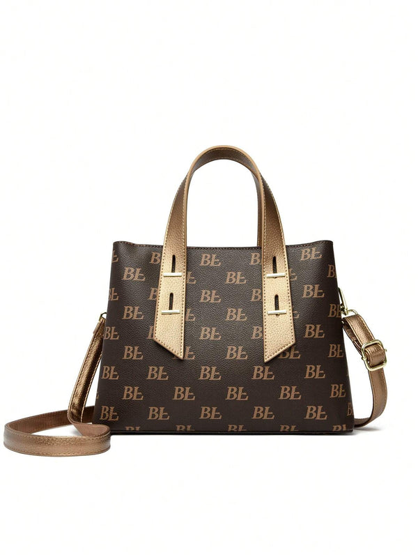 Business and Leisure Printed Handbag