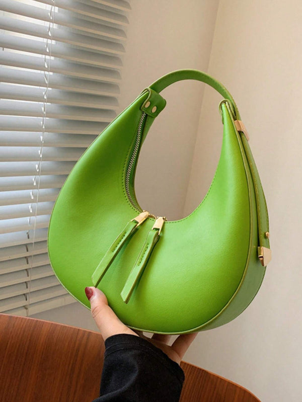 Trendy Crescent Shaped Handbag