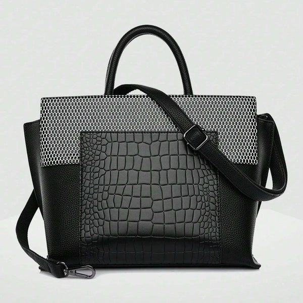 Luxury High-Grade Crocodile Commuter Handbag