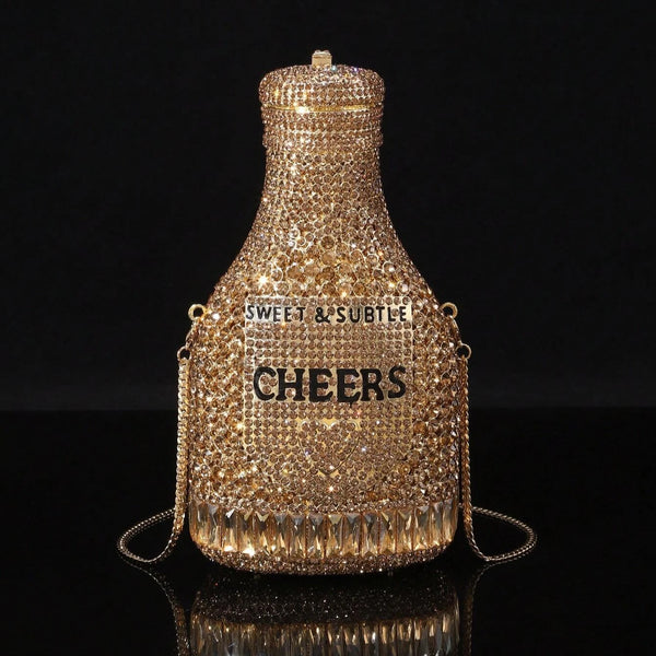 Champagne Bottle Dinner Bag