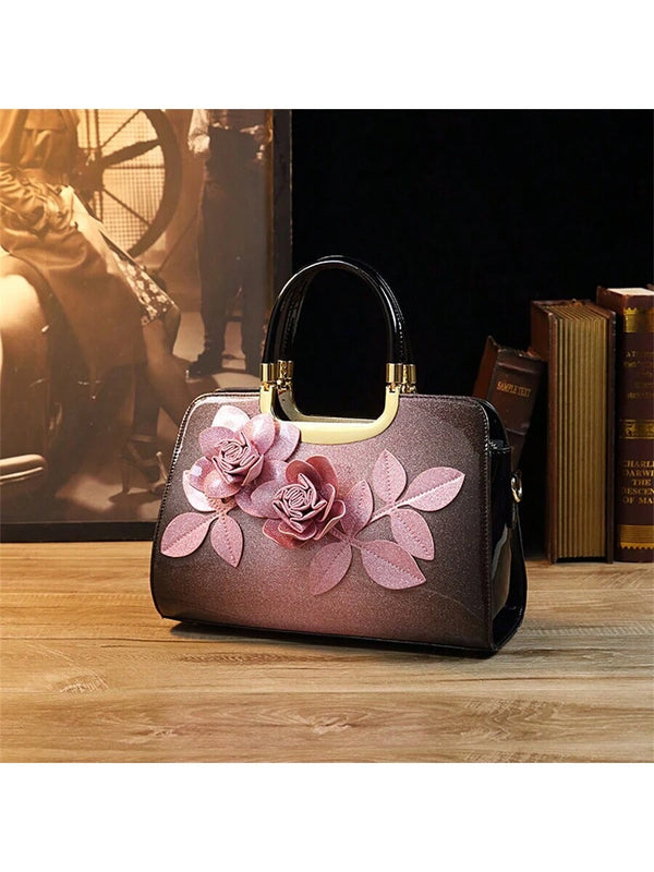 Vintage Style Ombre Design High-End Handbag