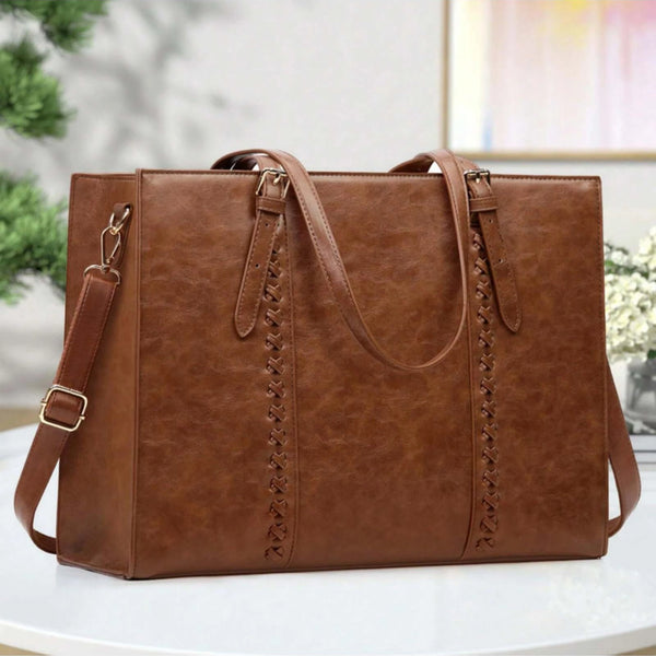 Stylish and Functional Leather Laptop Bag