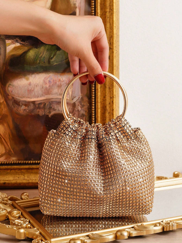 Beautifully Crafted Rhinestone Handbag