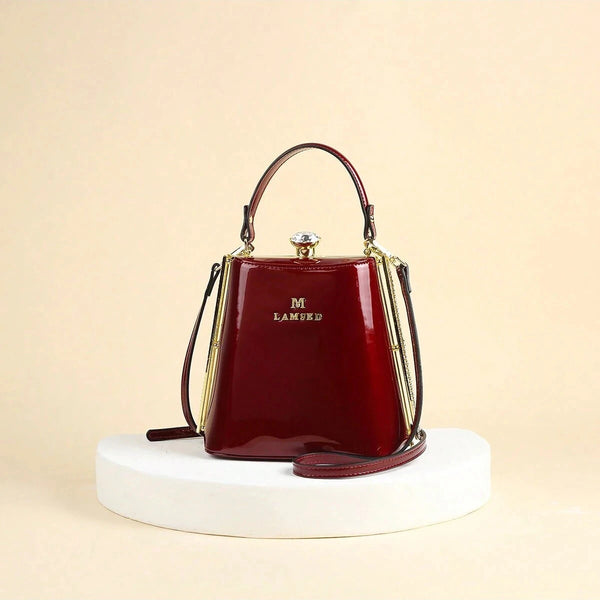 2025 Simple Solid Color Handbag