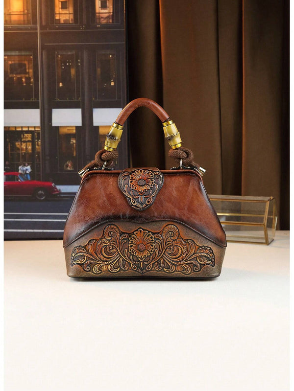 Vintage Charm with Our Exquisite Floral Handbag